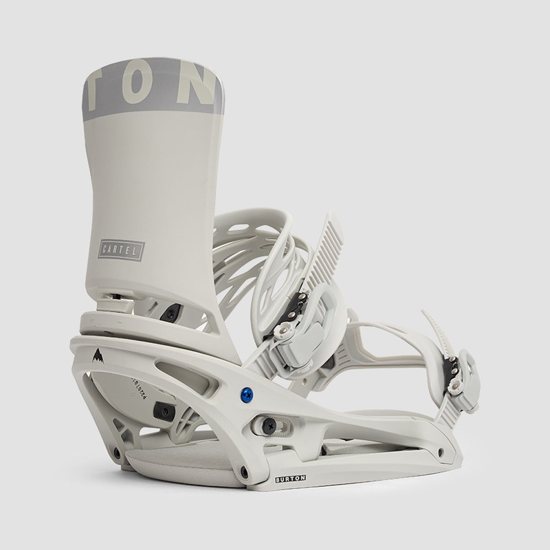 Burton Cartel EST Snowboard Bindings Grey Cloud