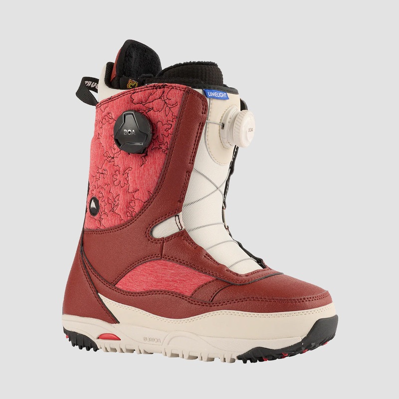 Burton Limelight BOA Snowboard Boots Red/Stout White - Womens