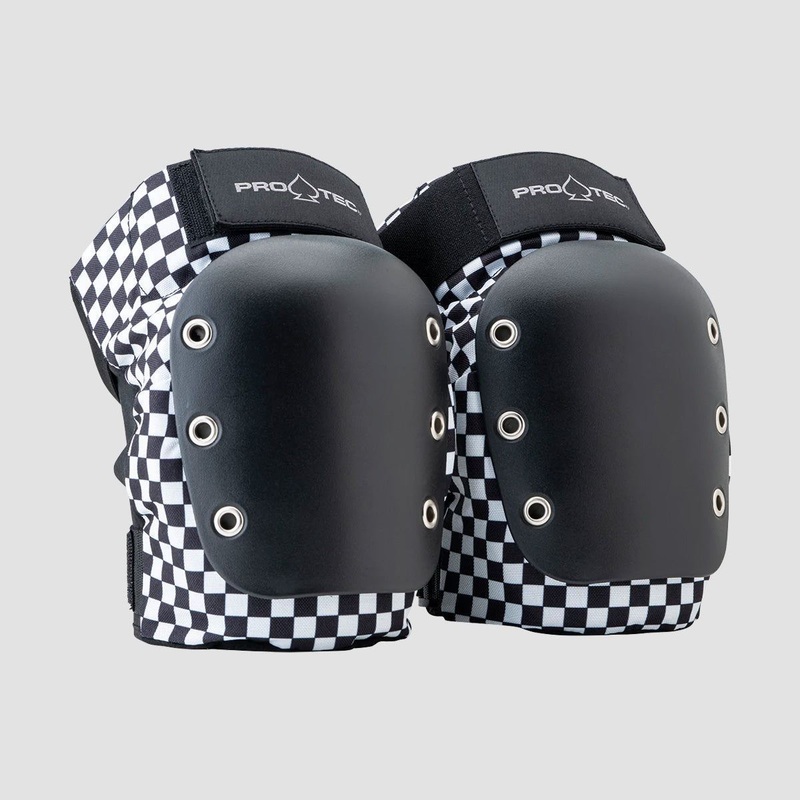 Protec Street Open Back Knee Pads Checker