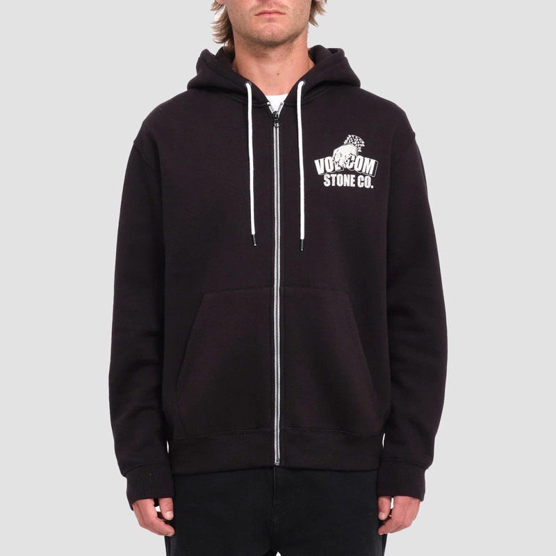 Volcom Watanite Zip Hoodie Black