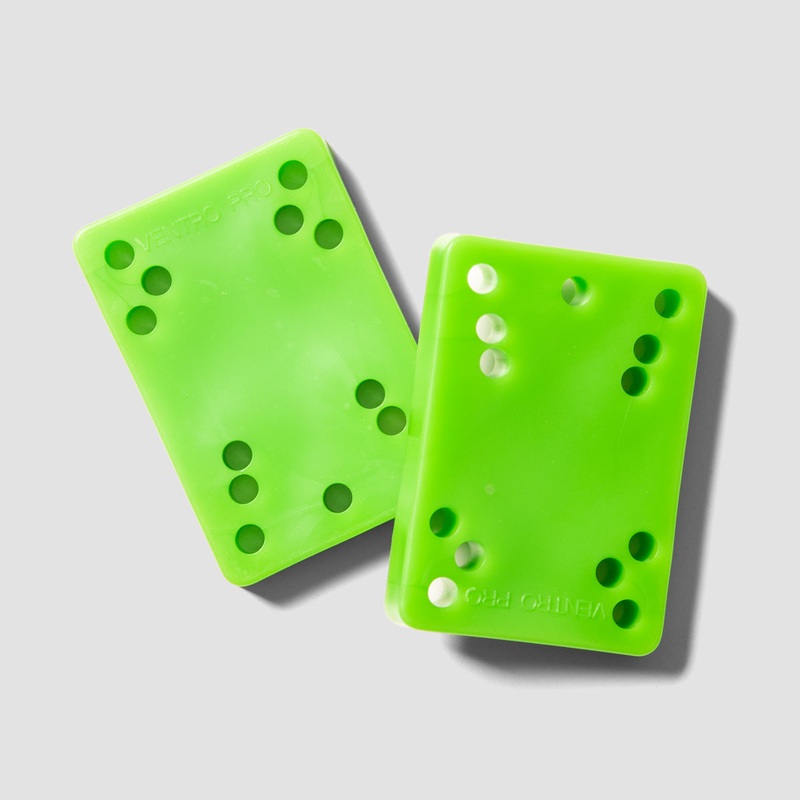 Air Waves Cheese Blocks 1/2" Heel Replacer x2 Light Green