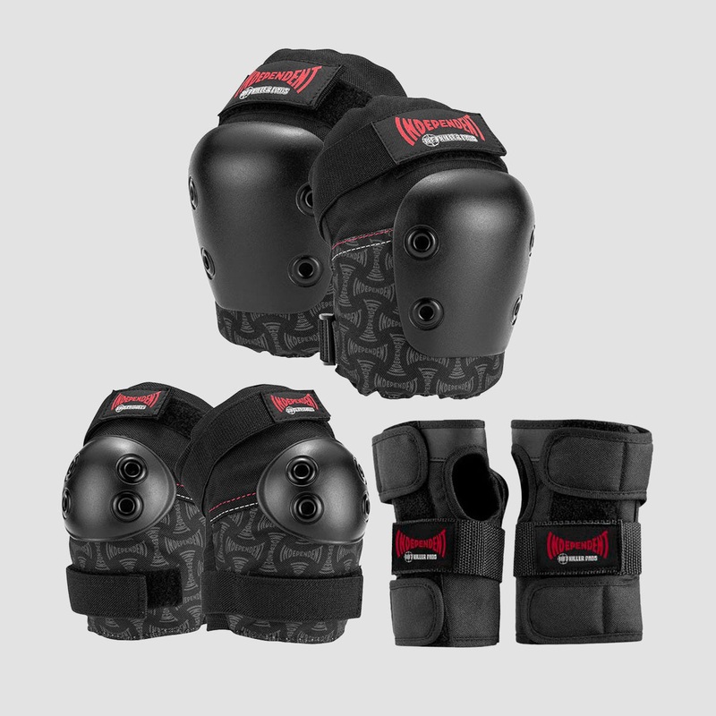 187 x Independent Killer Six Pack Pads Set Black - Kids