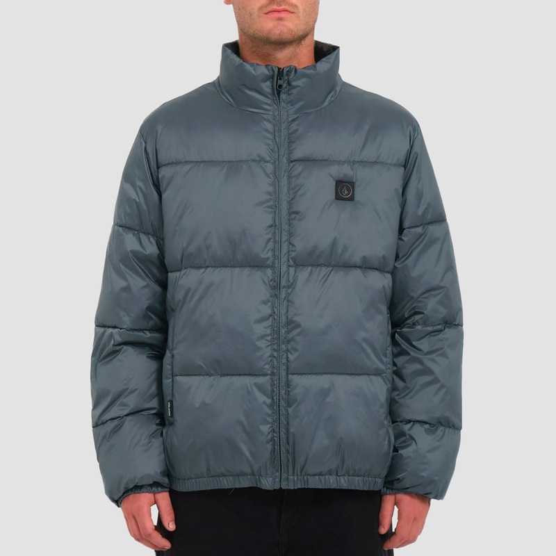 Volcom Walltz Earth Tripper Reversible Jacket Dark Slate