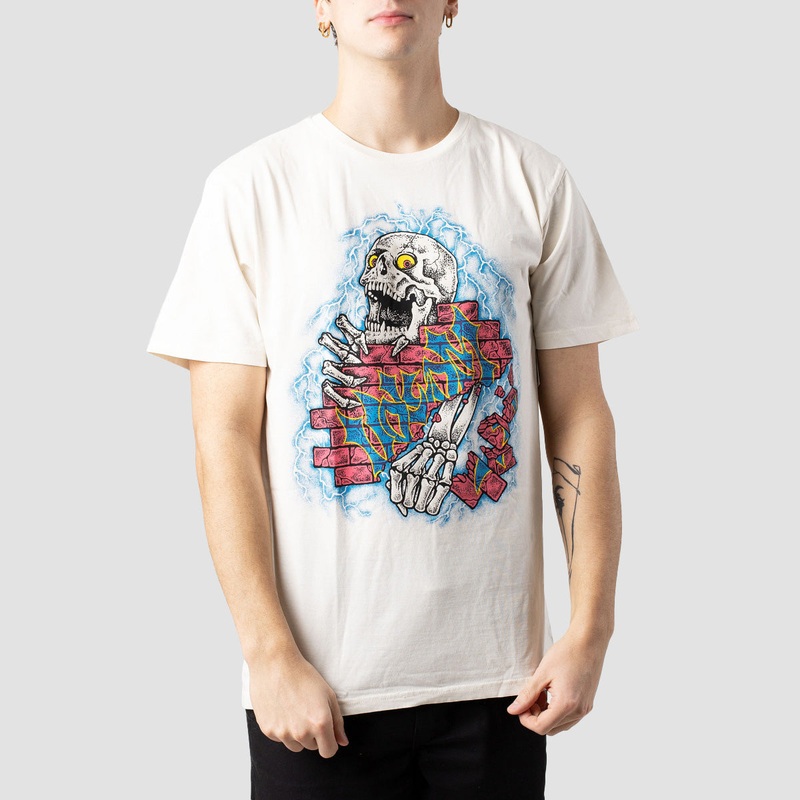 Volcom Wall Puncher T-Shirt Off White