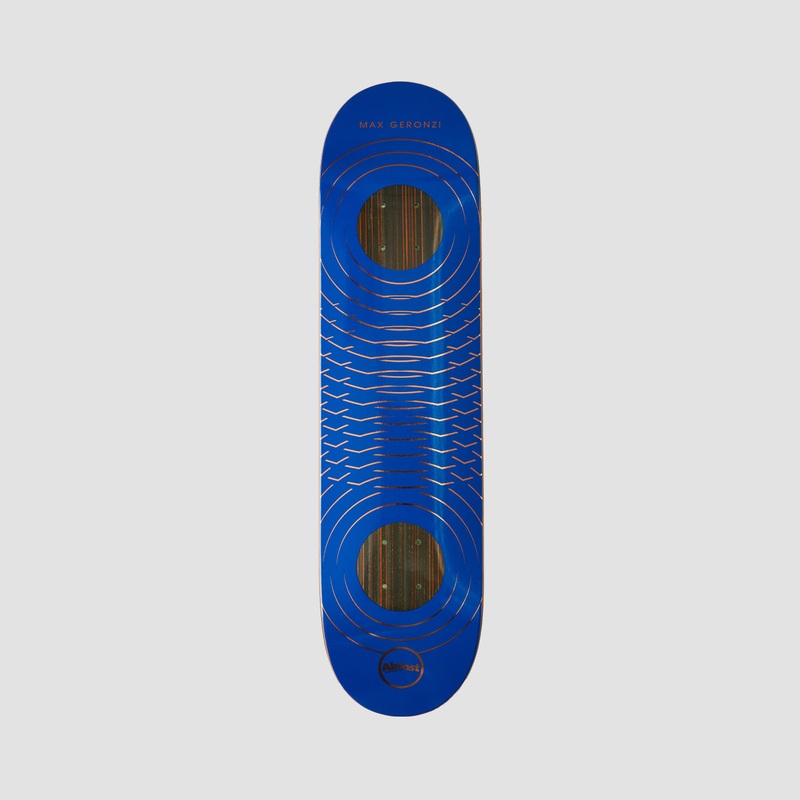 Almost Knock Out Rings Impact Skateboard Deck Max Geronzi/Blue - 8"