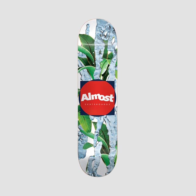 Almost Metal Hybrid Skateboard Deck White - 8.375"