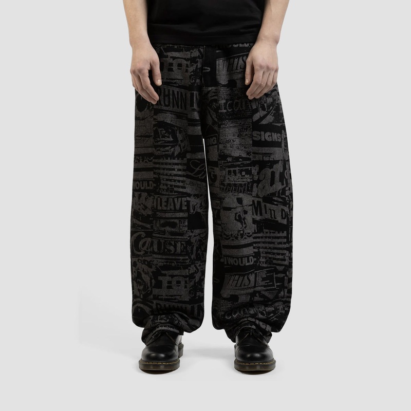 Wasted Paris Mind Casper Baggy Fit Jeans Faded