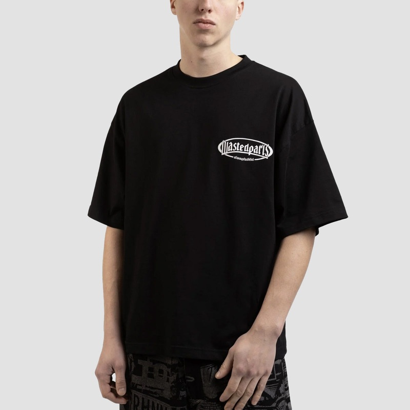 Wasted Paris Yard Boxy T-Shirt Black