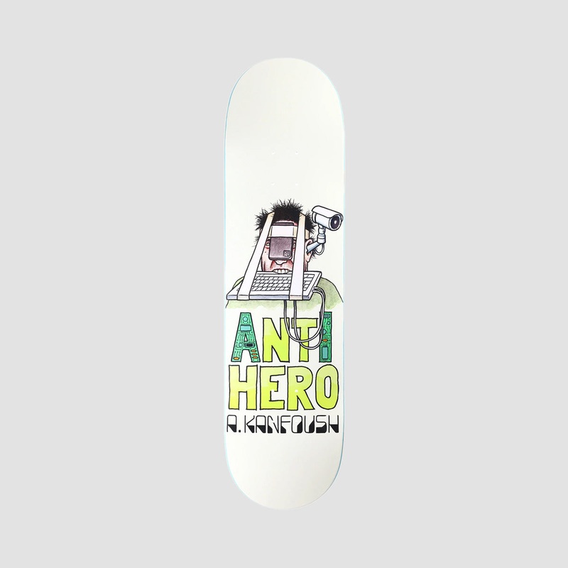 Antihero Anti-Intelligence Kanfoush Skateboard Deck - 8.4"