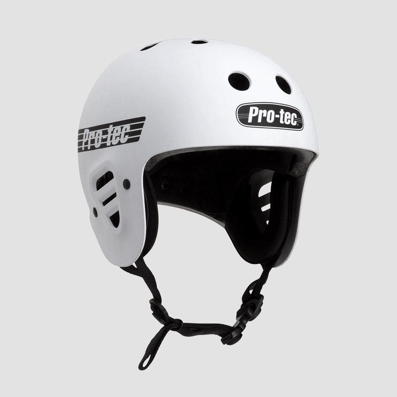 Protec Full Cut Certified Helmet Matte White